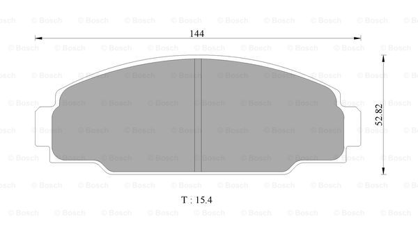 BOSCH 0 986 505 745 Brake...