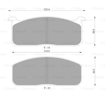 BOSCH 0 986 505 751 Brake...