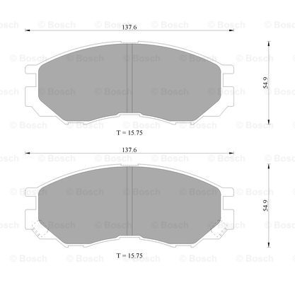 BOSCH 0 986 505 753 Brake...