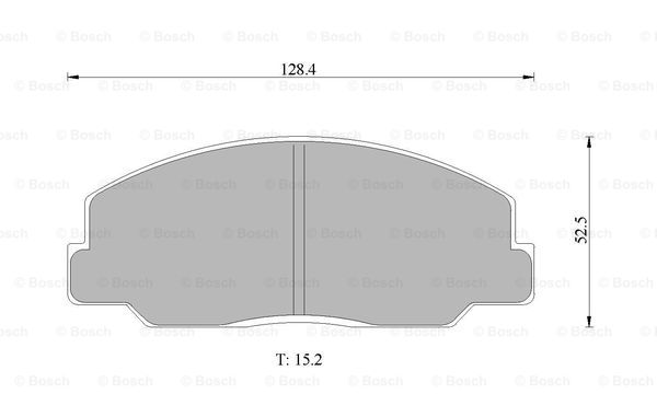 BOSCH 0 986 505 755 Brake...