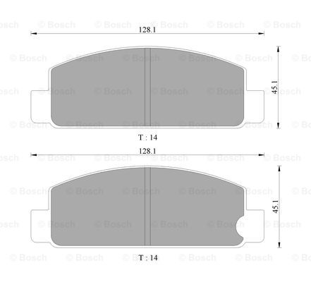 BOSCH 0 986 505 765 Brake...