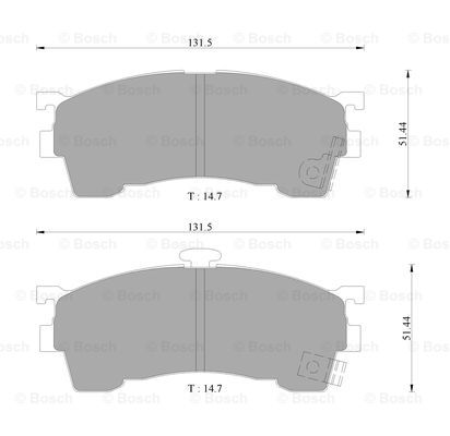 BOSCH 0 986 505 781 Brake...