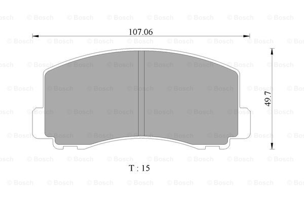 BOSCH 0 986 505 782 Brake...