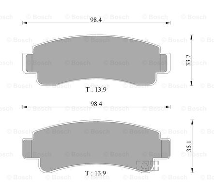 BOSCH 0 986 505 784 Brake...