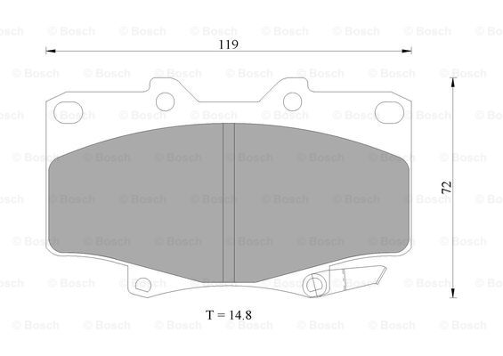 BOSCH 0 986 505 904 Brake...