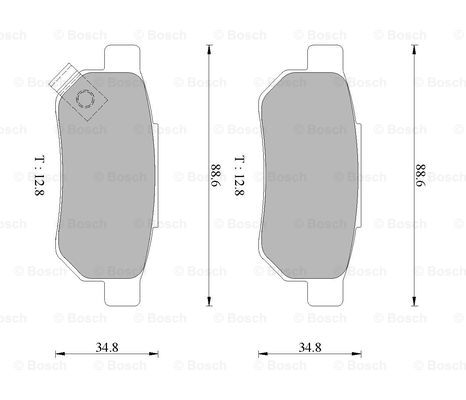 BOSCH 0 986 505 909 Brake...