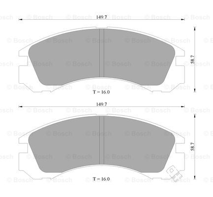 BOSCH 0 986 505 910 Brake...