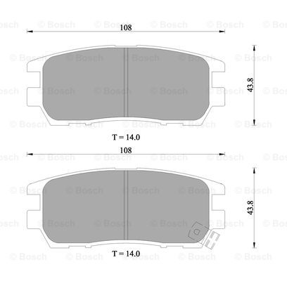 BOSCH 0 986 505 913 Brake...