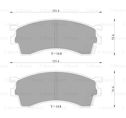 BOSCH 0 986 505 914 Brake...