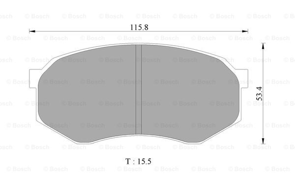 BOSCH 0 986 505 927 Brake...