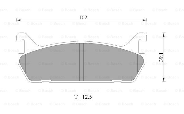 BOSCH 0 986 505 928 Brake...