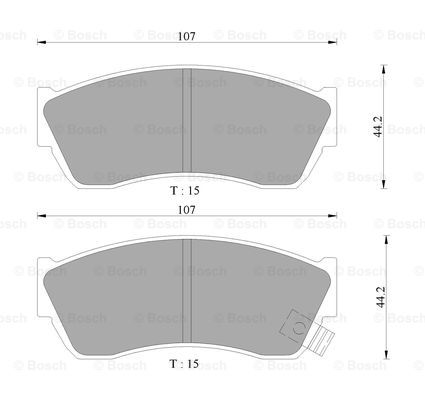 BOSCH 0 986 505 942 Brake...