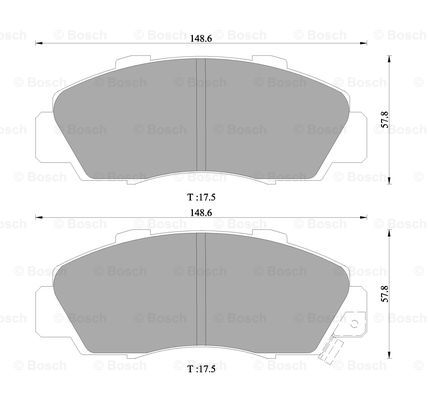 BOSCH 0 986 505 956 Brake...