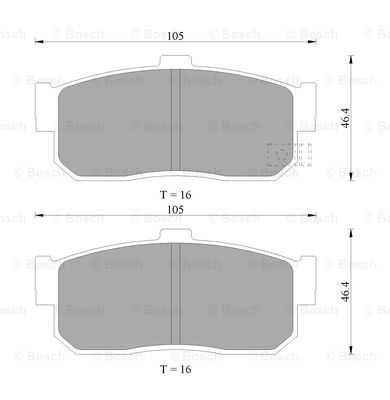 BOSCH 0 986 505 972 Brake...