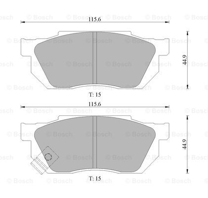 BOSCH 0 986 505 974 Brake...