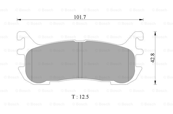 BOSCH 0 986 505 975 Brake...