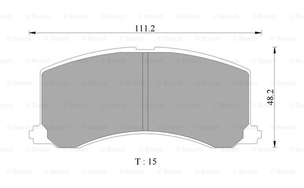 BOSCH 0 986 505 977 Brake...