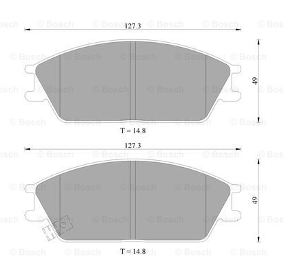 BOSCH 0 986 505 985 Brake...