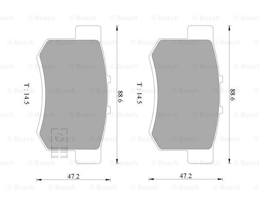 BOSCH 0 986 505 989 Brake...