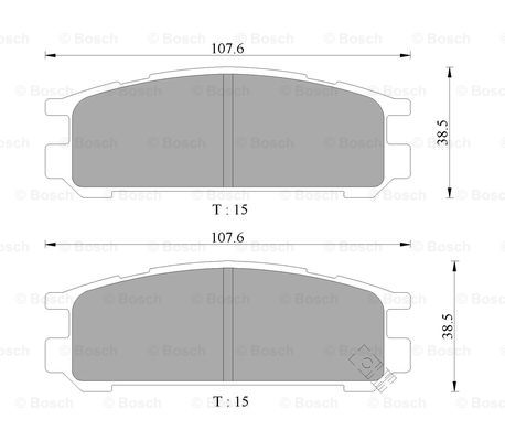 BOSCH 0 986 505 996 Brake...