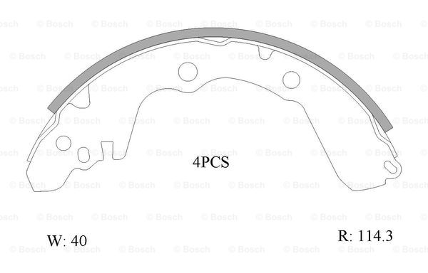 BOSCH 0 986 AB0 004 Brake...