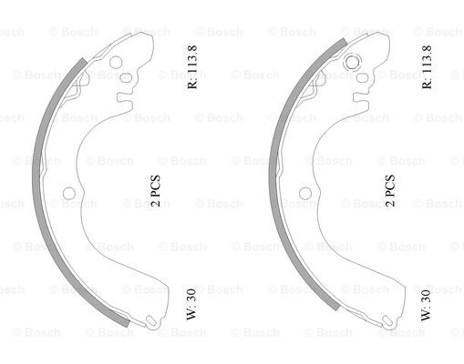 BOSCH 0 986 AB0 007 Brake...