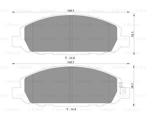 BOSCH 0 986 AB0 025 Brake...