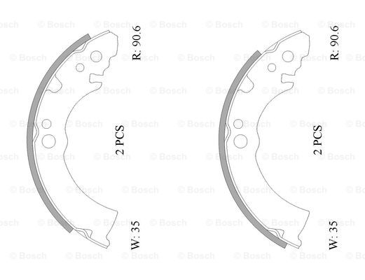 BOSCH 0 986 AB0 034 Brake...