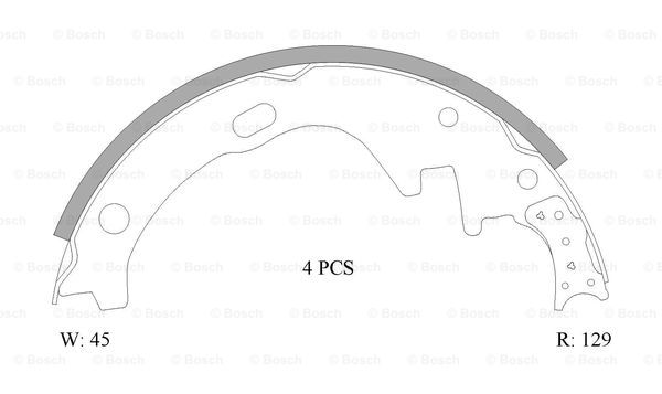 BOSCH 0 986 AB0 037 Brake...