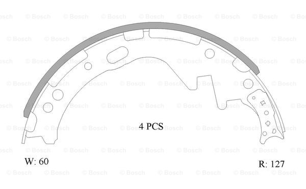 BOSCH 0 986 AB0 043 Brake...