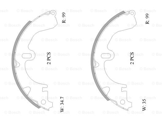 BOSCH 0 986 AB0 089 Brake...