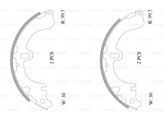 BOSCH 0 986 AB0 107 Brake...