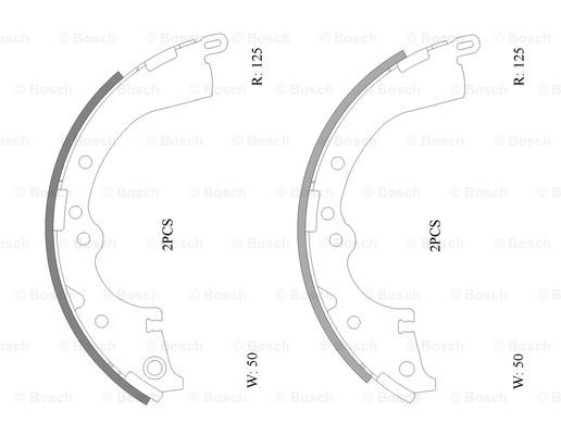 BOSCH 0 986 AB0 116 Brake...