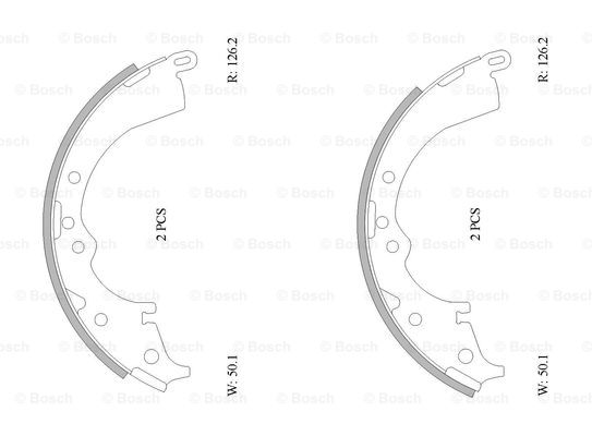 BOSCH 0 986 AB0 117 Brake...