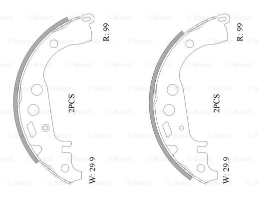 BOSCH 0 986 AB0 118 Brake...