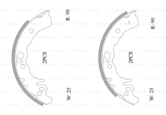 BOSCH 0 986 AB0 119 Brake...