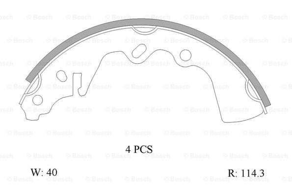 BOSCH 0 986 AB0 123 Brake...