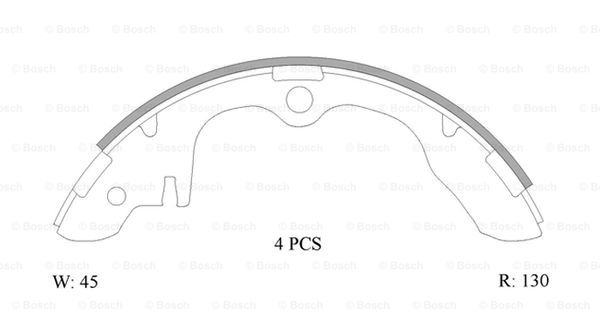 BOSCH 0 986 AB0 124 Brake...