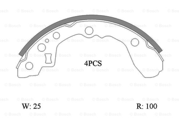 BOSCH 0 986 AB0 138 Brake...