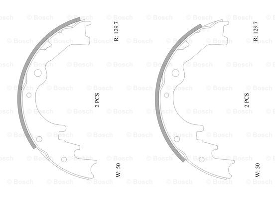 BOSCH 0 986 AB0 158 Brake...