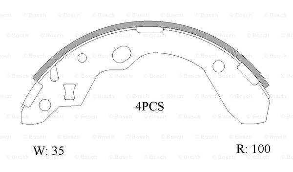 BOSCH 0 986 AB0 162 Brake...