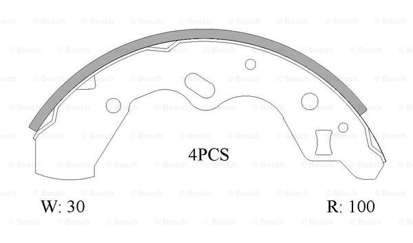 BOSCH 0 986 AB0 164 Brake...