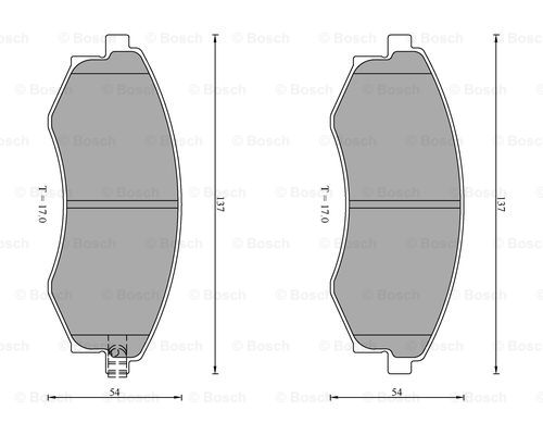 BOSCH 0 986 AB0 205 Brake...