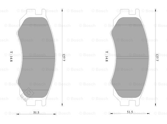 BOSCH 0 986 AB0 207 Brake...