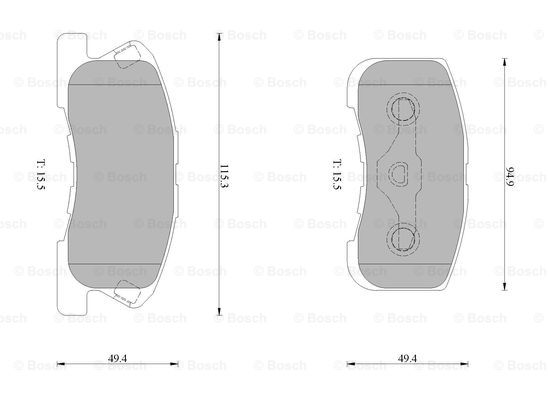 BOSCH 0 986 AB0 220 Brake...