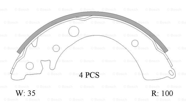 BOSCH 0 986 AB0 801 Brake...