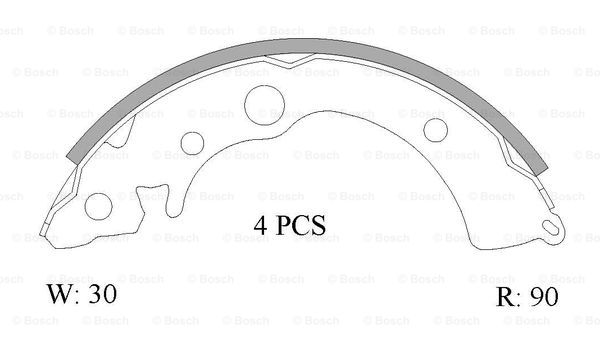 BOSCH 0 986 AB0 803 Brake...