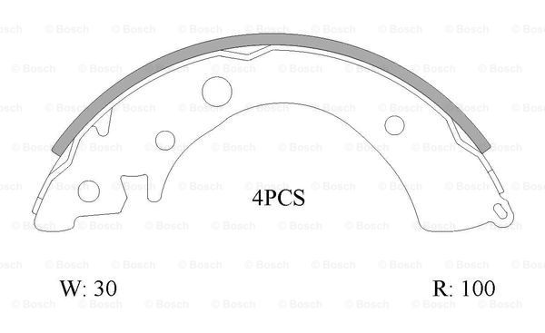 BOSCH 0 986 AB0 804 Brake...