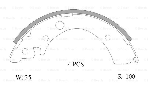 BOSCH 0 986 AB0 805 Brake...