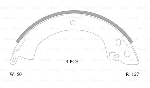 BOSCH 0 986 AB0 828 Brake...